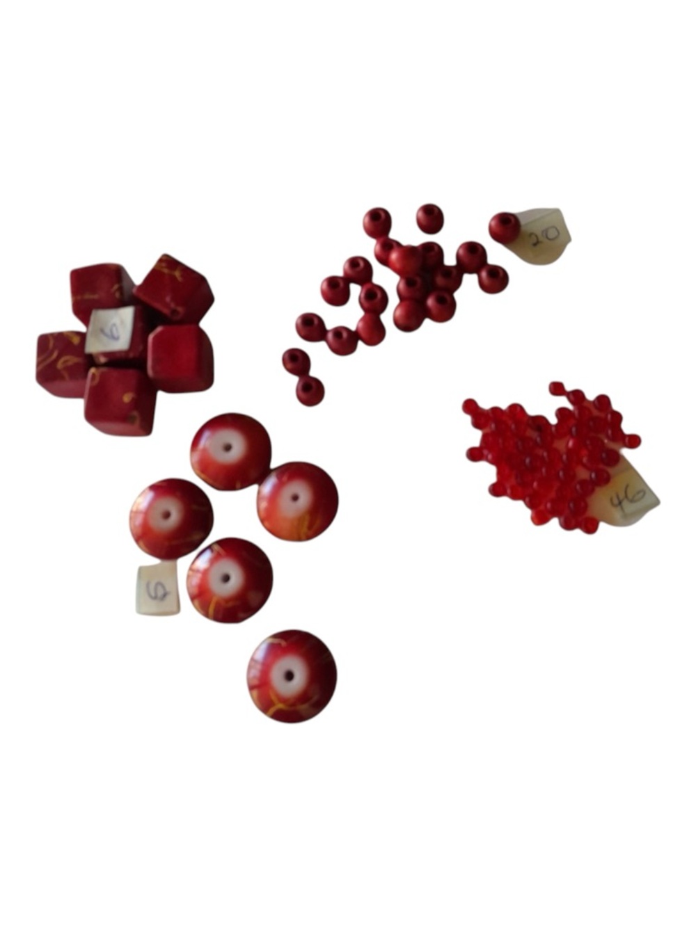 Assorted Jewelry Beads 77pcs